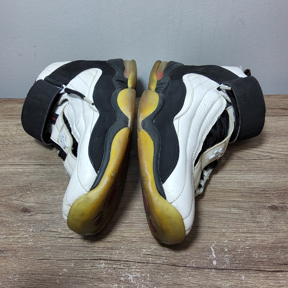 Nike Air Penny IV 'True Red' White/Black 864018-101 (2016) Size 9.5 - Picture 6 of 8